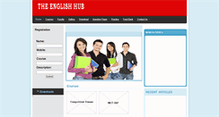 Desktop Screenshot of englishhub.org